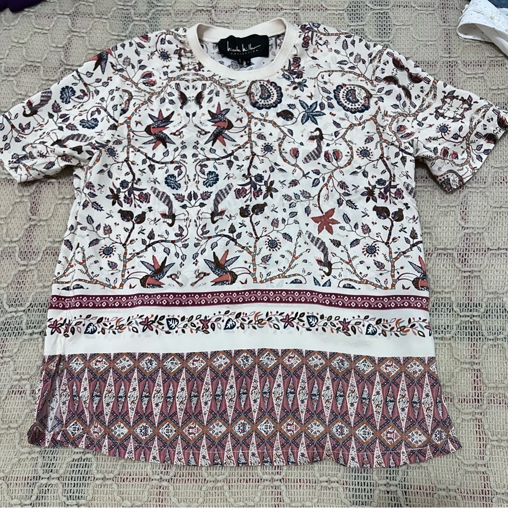 Nicole Miller Collection 💯 Silk Top Size S
